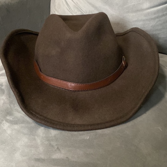 ✨Men’s outback wool cowboy hat Dakota brown shapeable western felt cowboy hat ✨ - Picture 14 of 16